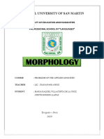 Morphology: National University of San Martin