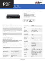 Dh-Pfs3006-4Et-36: 6-Port Fast Ethernet Switch With 4-Port Poe