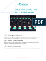 16 Mixing Tips