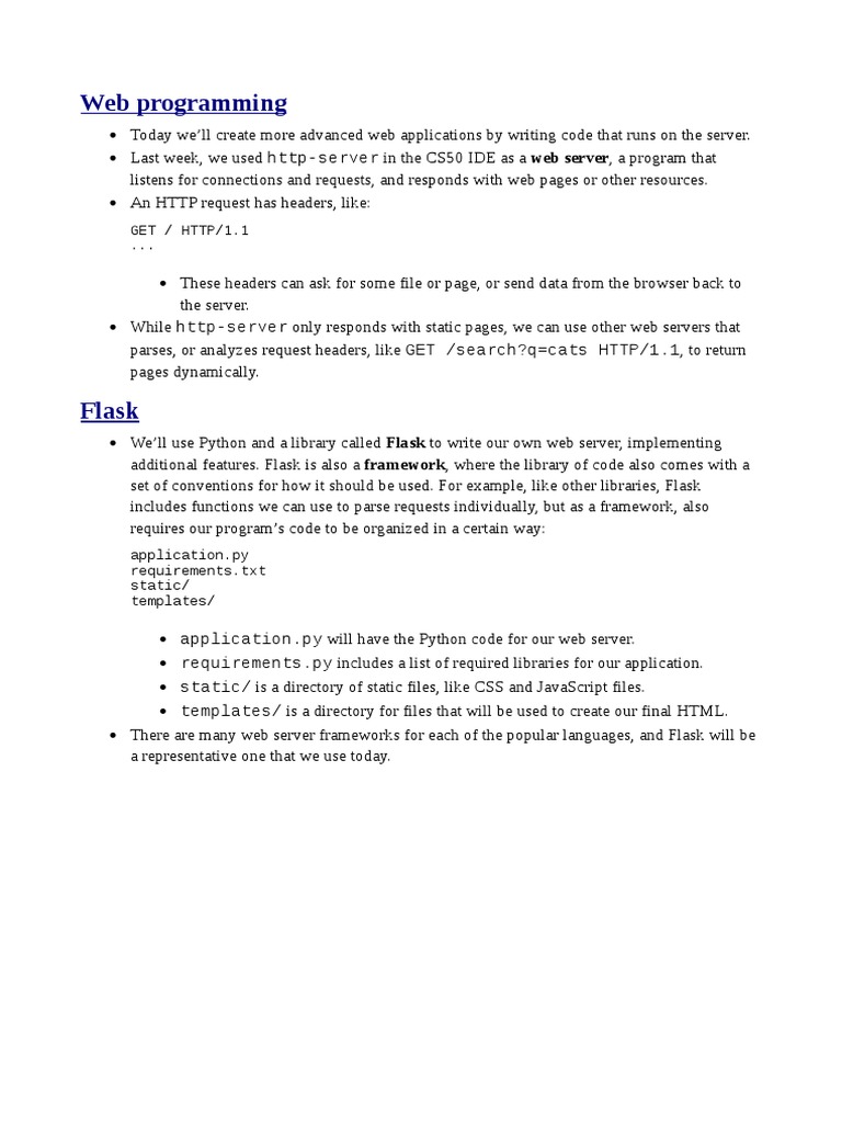 Web Programming: GET / HTTP/1.1 .. | PDF | Http Cookie | World Wide Web