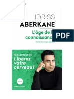 Driss Aberkane - Age de La Connaissance (2018)