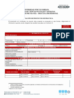 Formato para Presentacion Proyectos de Practica