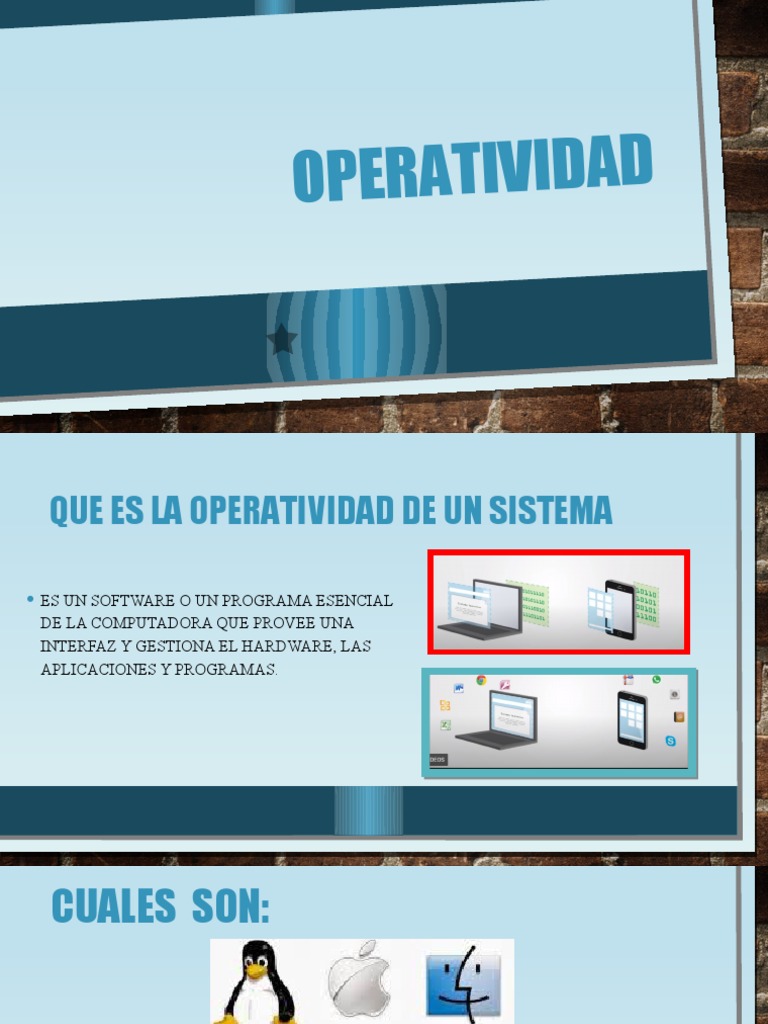 Definición de Operatividad en Sistemas | PDF