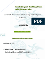 The Urban Climate Project: Building Clean and Efficient Cities