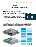 WEG cfw500 CPDP Profibus DP Communication Module 10002094952 Installation Guide English