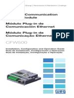 WEG CFW500 Ethernet Communication Plug in Module 10003091420 Installation Guide en Es PT