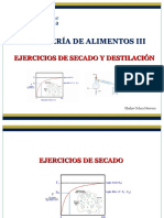 ejercicios de secado y destilación