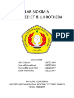 BIOKIMIA - Uji Benedict Dan Uji Rothera