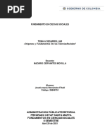 SECCIÓN 2 ACTIVIDAD # 1 MODERNIDAD EN LAS CIENCIAS SOCIALES