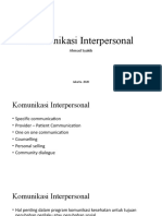 Komunikasi Interpersonal