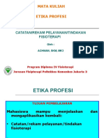 Pertemuan Ke 9 Catatan Atau Rekam Pelayanan Fisioterapi