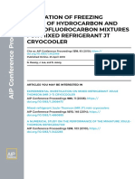 Frreezing Point Estimation