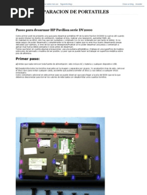 Descargar driver de audio para hp pavilion dv2000 laptop power supply