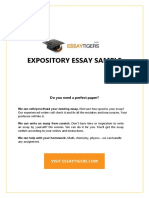 Essaytigers Expository Essay Sample