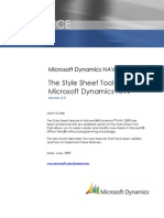 Changes To The Microsoft Dynamics NAV Style Sheet Tool Version 2.0