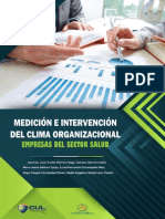 Libro Medición e Intervencion Del Clima Organizacional Empresas Del Sector Salud
