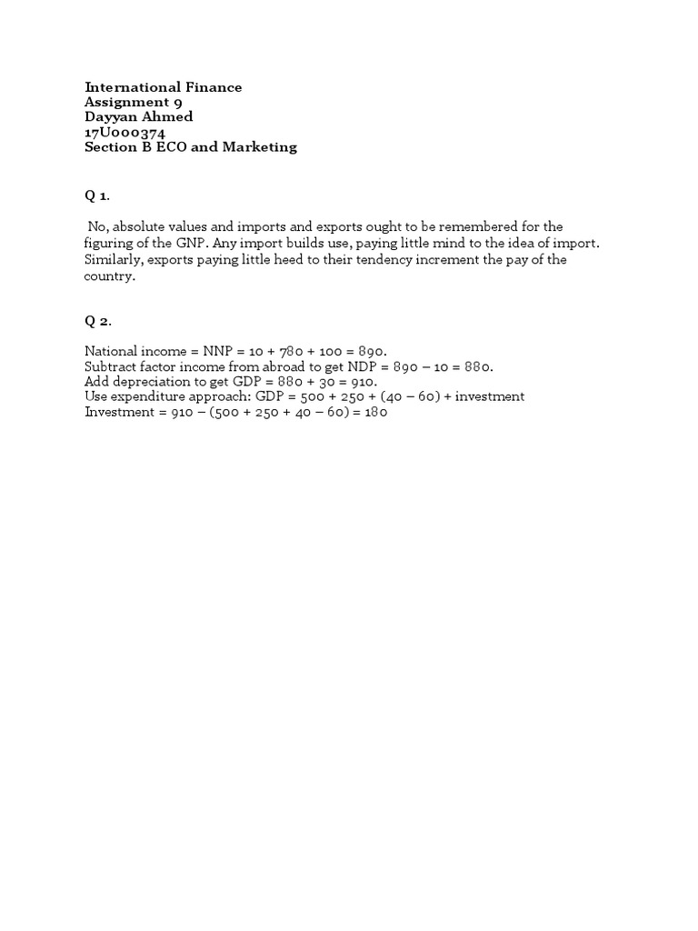 Understanding GNP and GDP Calculations | PDF