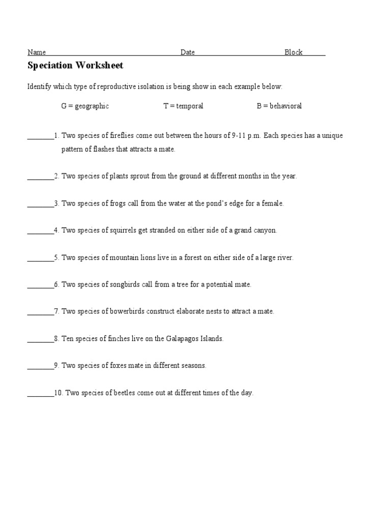speciation-worksheet-pdf