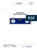 User Manual Marine Master Clock