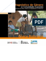 Diagnóstico de Genero en Comunidades Guaraníes Del Chaco Boliviano