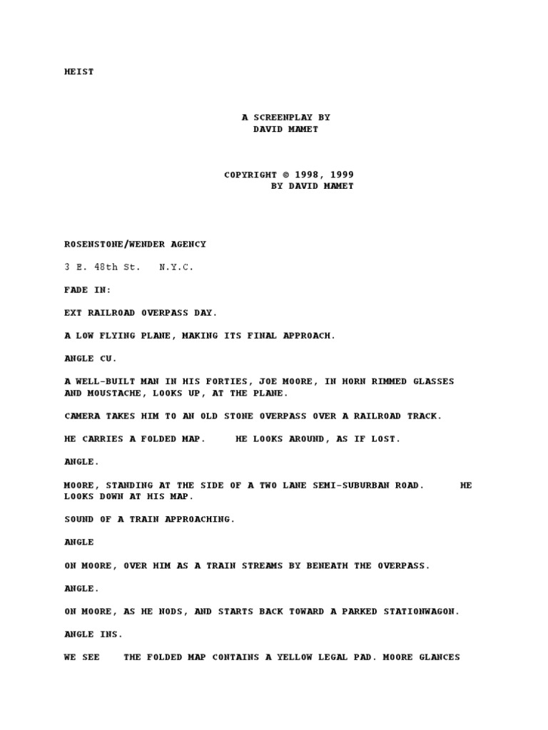 Heist | PDF