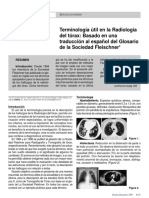 Terminología Útil en La Radiología de Torax - Fleischner-Desbloqueado