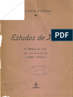 Pe. a. Lemos Barbosa, Estudos de Tupi O Diálogode Léry