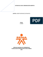 AP3 - AA6 - EV4 - Estudio de Caso Comunicación Asertiva