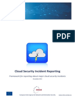 Incident Reporting For Cloud Computing