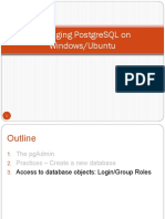 Managing PostgreSQL Databases on Windows/Ubuntu