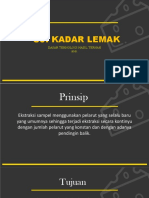 DTHT 2021 - Uji Kadar Lemak