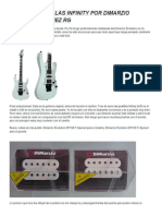 Cambiar pastillas Infinity por Dimarzio Evolution en Ibanez RG350DX