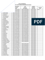 Data Penerima Pekon Tapak Siring Kecamatan Sukau