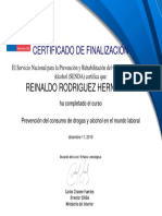 Drogas y Alcohol - Certificado SENDA (2) REINALDO RODRIGUEZ HERNANDEZ