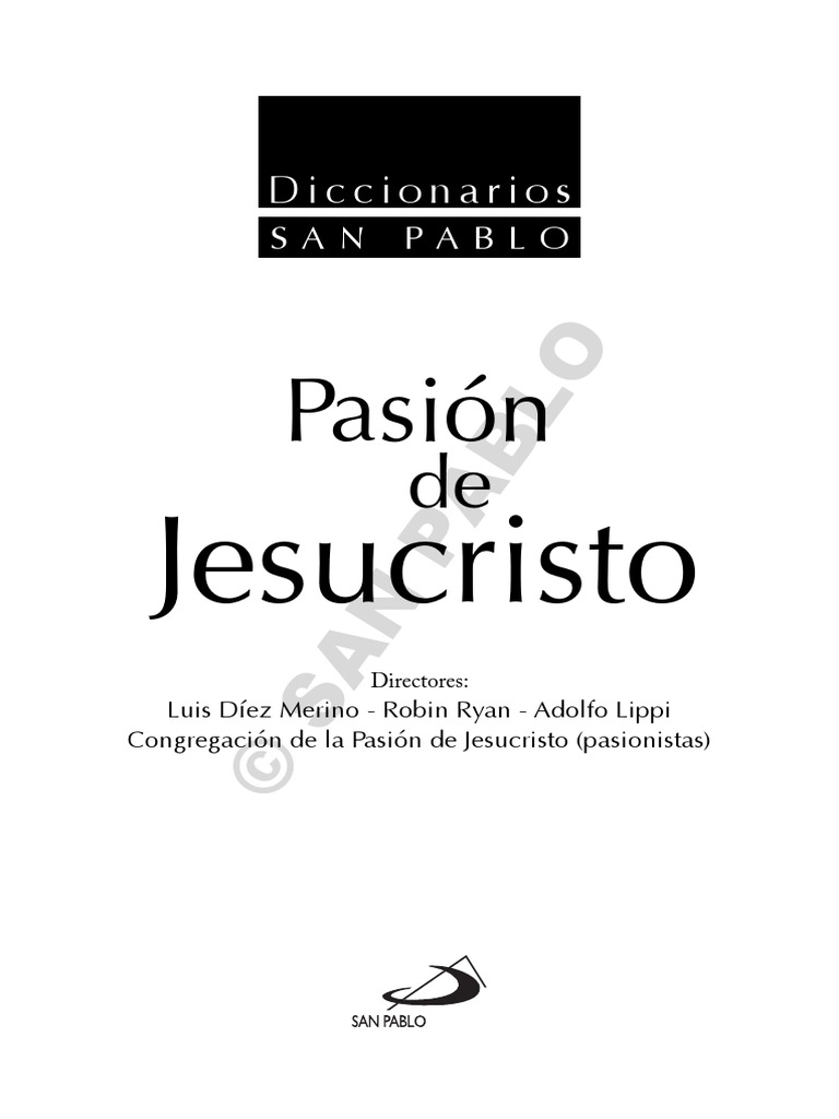 Diccionario de La Pasion de Jesucristo | PDF | Evangelio de Marcos ...