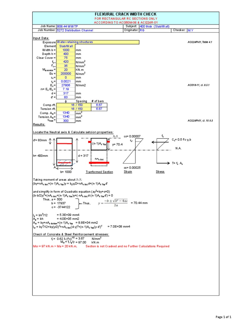 WWTP Slab/Wall Structural Analysis | PDF | Building Engineering | Mechanics