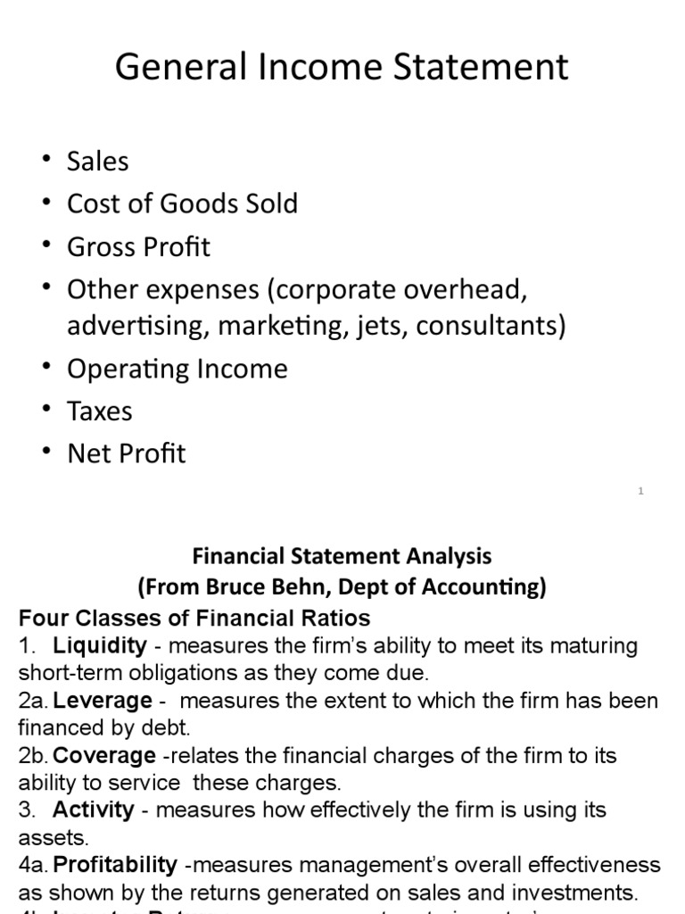 Financial Analysis Overview and Ratios | PDF | Investing | Latin Script