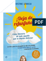 ¡Deja de Refunfuñar! Cómo Liberarte de Todo Aquello Que Te Impide Disfrutar