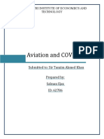 Aviation and COVID-19: Paf-Karachi Institute of Economiics and Technology