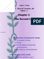 Atkins Physical Chemistry 8th Edition Chapter 3 Second Law