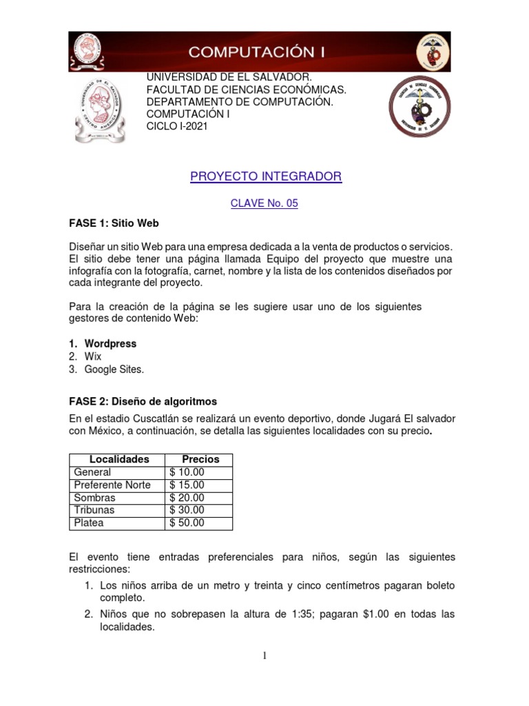 Proyecto Integrador de Computación I | PDF | Bases de datos | Ciencias ...