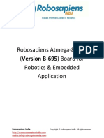 Robosapiens Atmega-8 Mini (Version B-695) Board For Robotics & Embedded Application