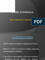 DBMS Architecture (2) Shubro