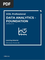 ICDL Data Analytics - Foundation 1.0