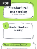 Standardized Test Scoring: By: Christine Yvette Ramos