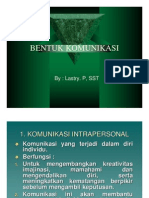 Bentuk Komunikasi