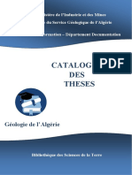 Catalogue Des Theses