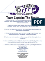 Team Captain Basics