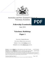 Australian and New Zealand College of Veterinary Scientists: Fellowship Examination