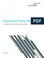 Organising Policy Making - Final